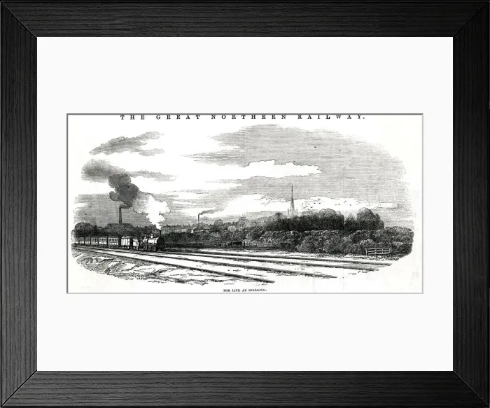 Framed Print : Great Northern Railway at Spalding, Lincolnshire