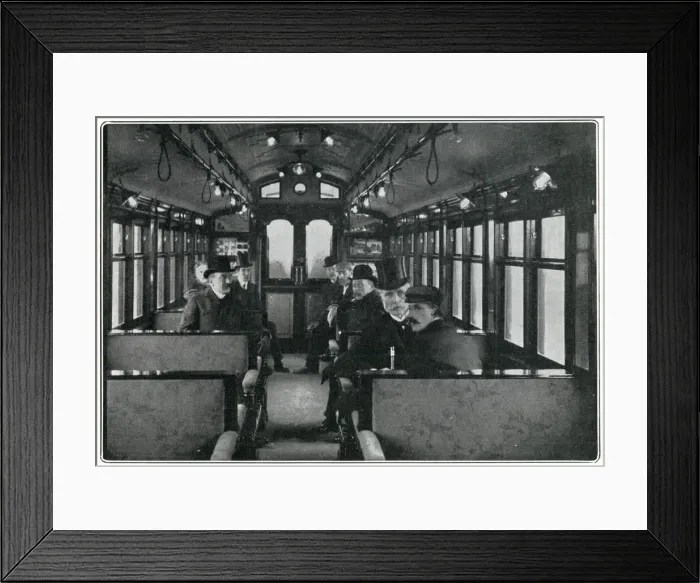 Framed Print : Underground railway electrification, London 1904 Framed Print : Underground railway electrification, London 1904