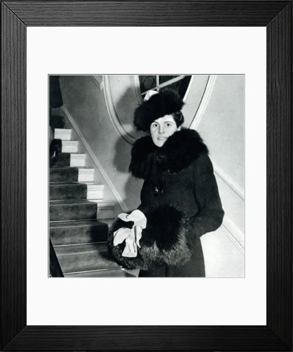 Framed Print : Lady Alexandra Haig at Schiaparelli s