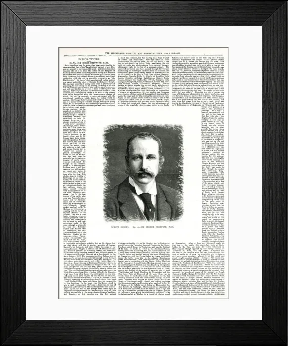 Framed Print : Sir George Chetwynd