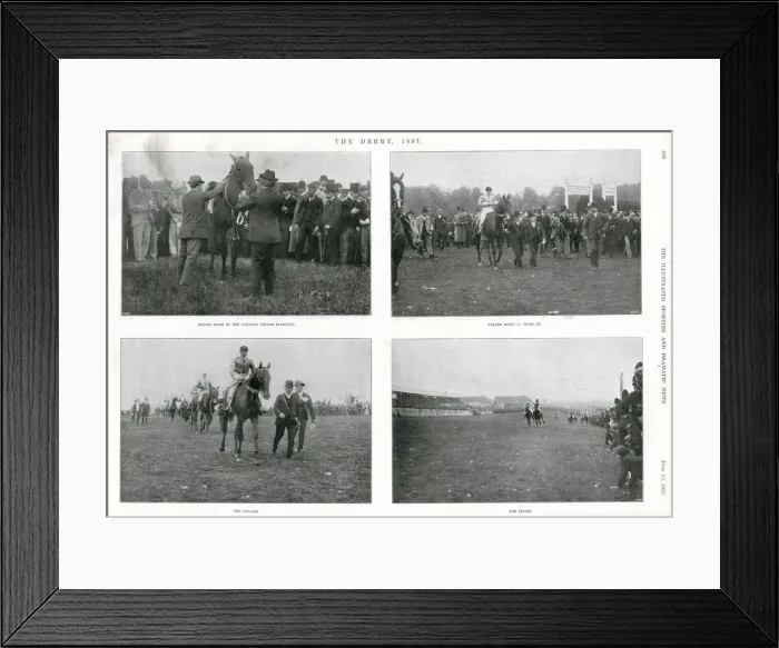 Framed Print : The Derby, 1897 Framed Print : The Derby, 1897