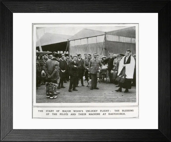 Framed Print : Start of Major Woods Unlucky Flight - Receiving a blessing Framed Print : Start of Major Woods Unlucky Flight - Receiving a blessing
