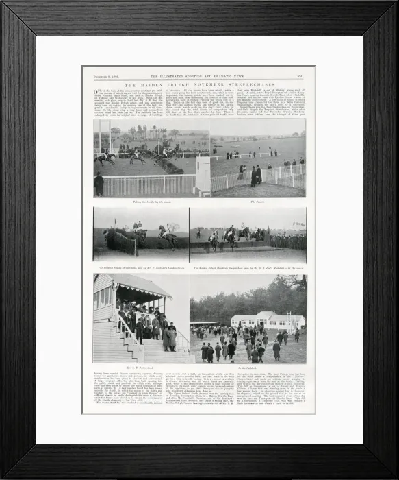 Framed Print : Maiden Erlegh Race Course Framed Print : Maiden Erlegh Race Course