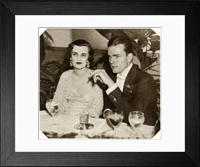 Framed Print : Margaret Whigham & Charles Sweeny engagement at The Embassy Framed Print : Margaret Whigham & Charles Sweeny engagement at The Embassy
