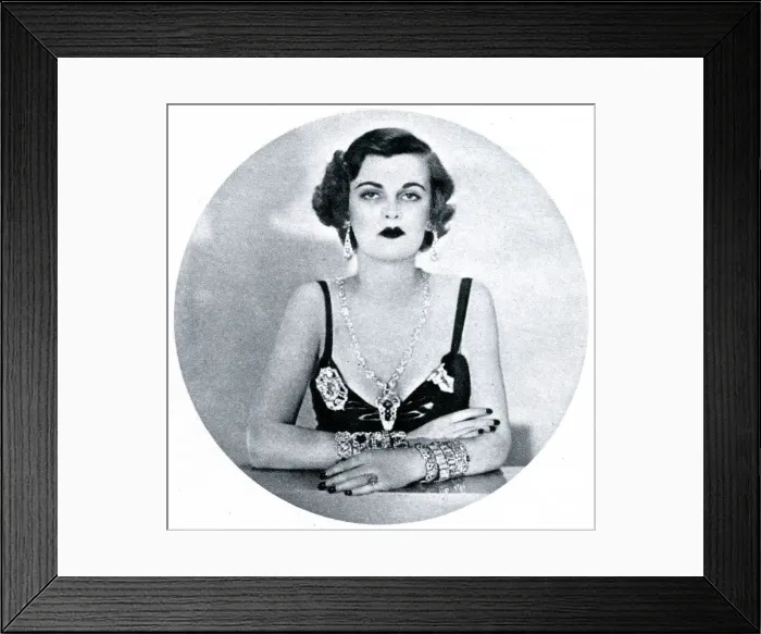 Framed Print : Margaret Whigham as The Precious One at the Gay Party Framed Print : Margaret Whigham as The Precious One at the Gay Party