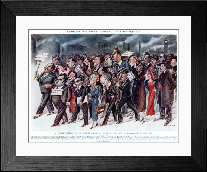 Framed Print : Goodbye Piccadilly, Farewell Leicester Square by Autori Framed Print : Goodbye Piccadilly, Farewell Leicester Square by Autori