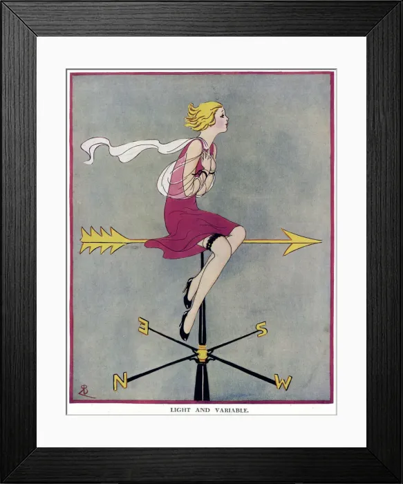Framed Print : Light and Variable 1931 Framed Print : Light and Variable 1931