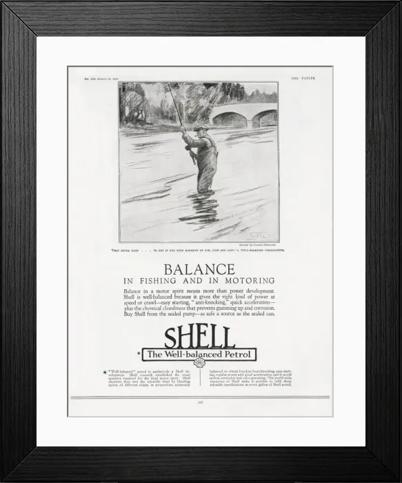 Framed Print : Shell Advertisement Framed Print : Shell Advertisement