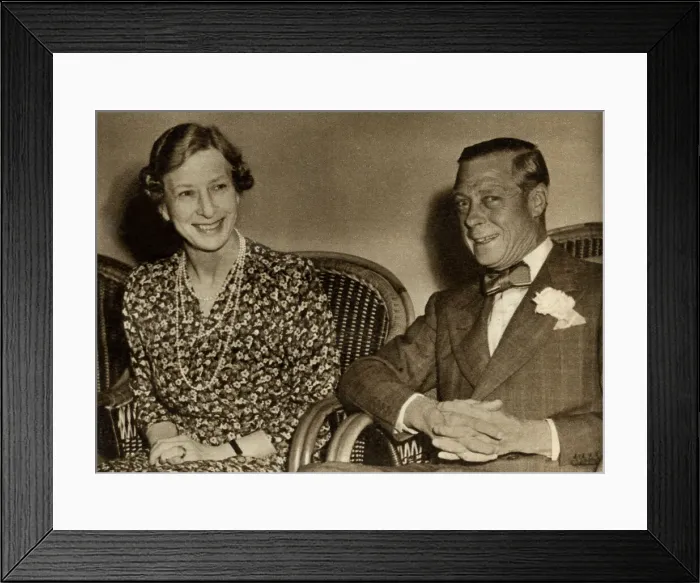 Framed Print : The Princess Royal and her brother the Duke of Windsor