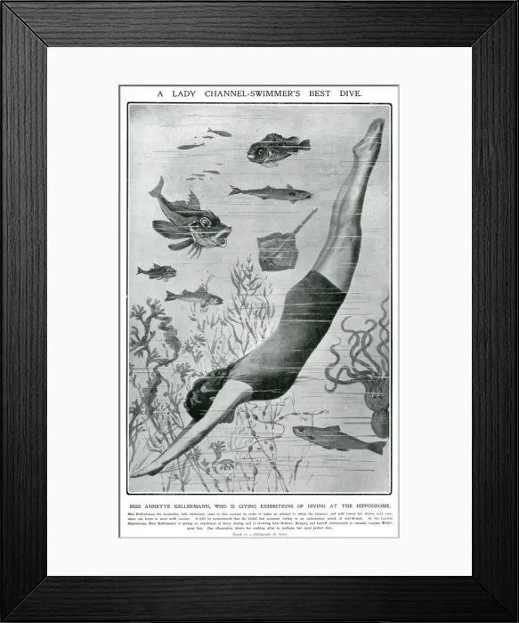 Framed Print : Annette Kellermann