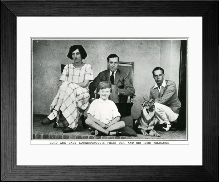 Framed Print : Lord & Lady Loughborough and Sir John Milbanke Framed Print : Lord & Lady Loughborough and Sir John Milbanke