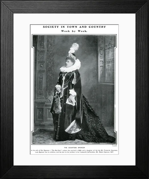 Framed Print : The Countess Spencer Framed Print : The Countess Spencer