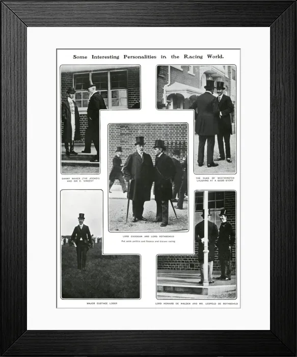 Framed Print : Interesting personalities of the racing world Framed Print : Interesting personalities of the racing world
