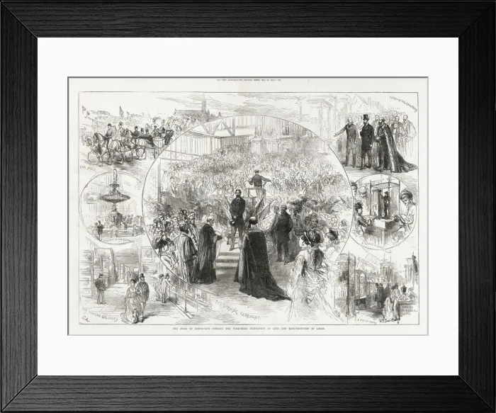 Framed Print : Duke of Edinburgh opens Yorkshire exhibition arts & manuf Framed Print : Duke of Edinburgh opens Yorkshire exhibition arts & manuf