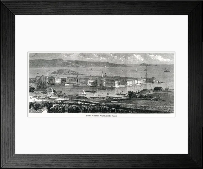 Framed Print : Royal William Victualling Yard, Plymouth, Devon Framed Print : Royal William Victualling Yard, Plymouth, Devon