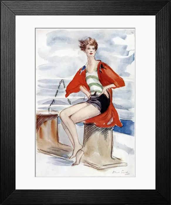Framed Print : Lady Lettice Lygon by Olive Snell Framed Print : Lady Lettice Lygon by Olive Snell