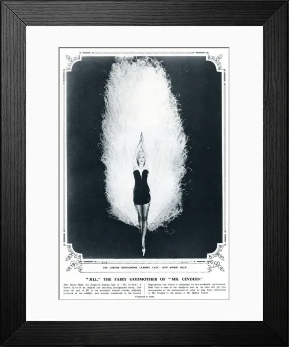 Framed Print : Binnie Hale, playing Jill in Mr Cinders Framed Print : Binnie Hale, playing Jill in Mr Cinders