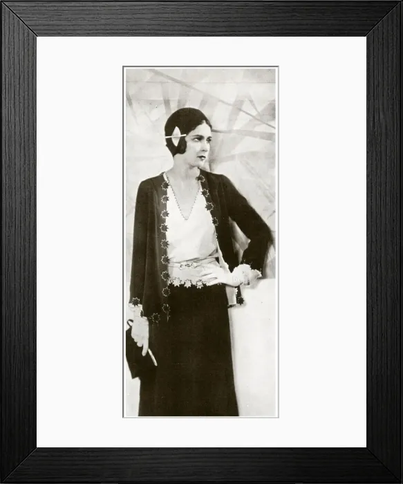 Framed Print : Summer suit by Molyneux Framed Print : Summer suit by Molyneux
