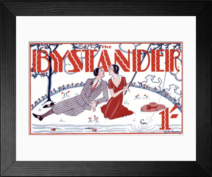 Framed Print : Bystander masthead by Gordon Conway, 20 May 1931 Framed Print : Bystander masthead by Gordon Conway, 20 May 1931