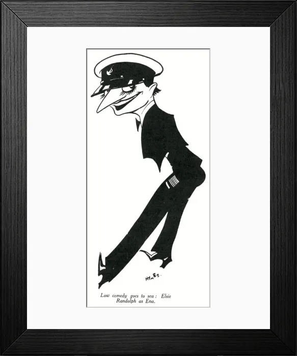 Framed Print : Elsie Randolph in Stand Up and Sing by Hynes Framed Print : Elsie Randolph in Stand Up and Sing by Hynes