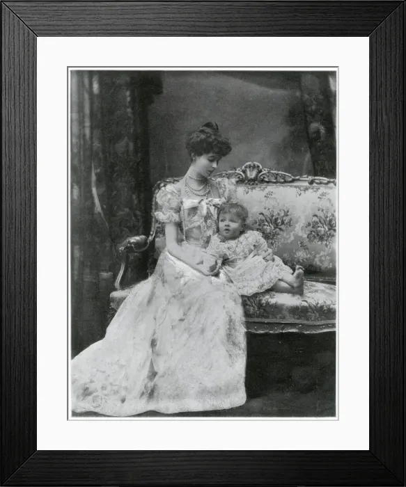 Framed Print : The Duchess of Marlborough and the Marquess of Blandford Framed Print : The Duchess of Marlborough and the Marquess of Blandford