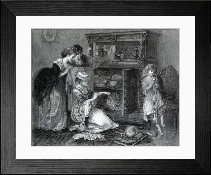 Framed Print : Grandmothers Treasures by W Holyoake Framed Print : Grandmothers Treasures by W Holyoake