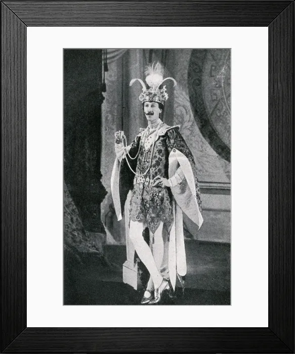 Framed Print : Marquis of Anglesey in costume Framed Print : Marquis of Anglesey in costume