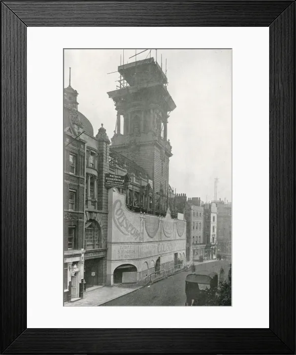 Framed Print : The Coliseum in St. Martins Lane nearing completion Framed Print : The Coliseum in St. Martins Lane nearing completion