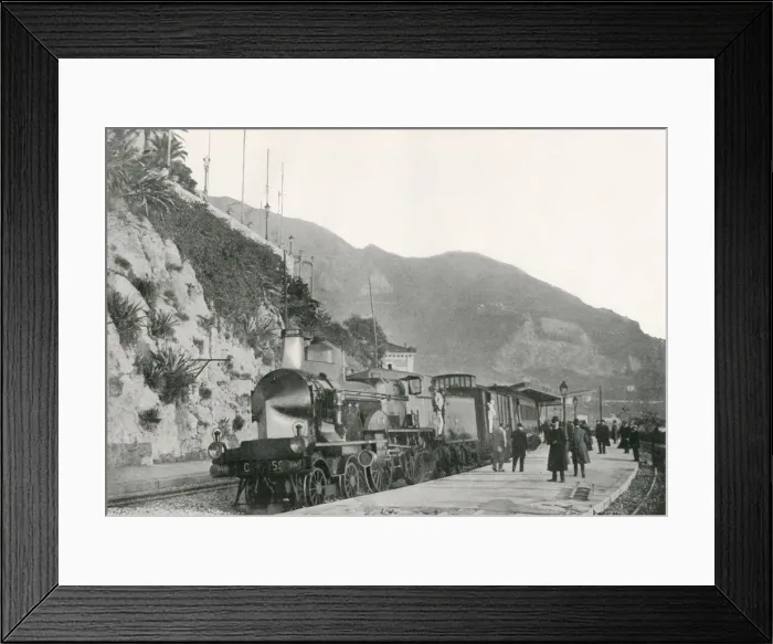 Framed Print : The Cote D Azur Express at Monte Carlo Framed Print : The Cote D Azur Express at Monte Carlo