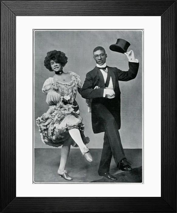 Framed Print : George Walker and Ada Overton Walker in In Dahomey Framed Print : George Walker and Ada Overton Walker in In Dahomey