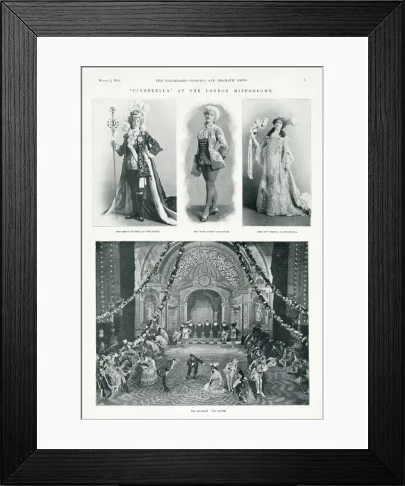 Framed Print : Cinderella at the London Hippodrome