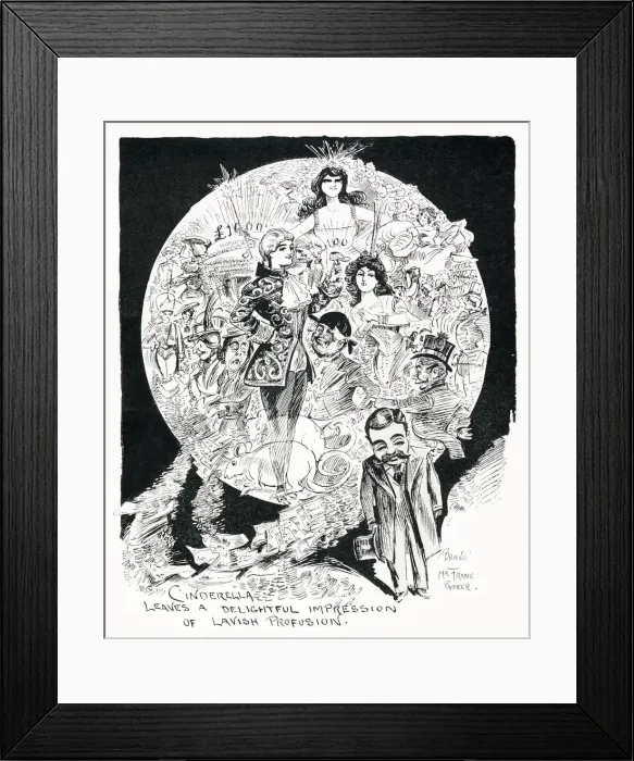 Framed Print : Cinderella at the London Hippodrome, 1900-01 Framed Print : Cinderella at the London Hippodrome, 1900-01