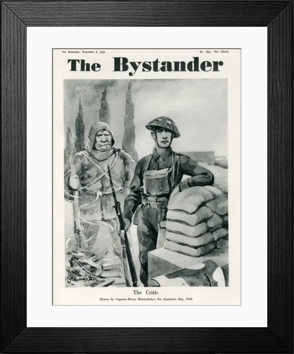 Framed Print : Bystander cover - Bruce Bairnsfather, Armistice Day Framed Print : Bystander cover - Bruce Bairnsfather, Armistice Day