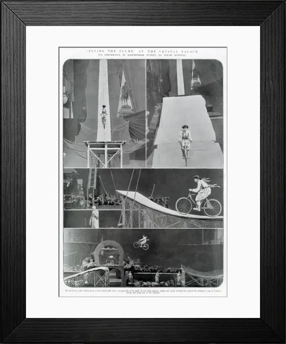 Framed Print : Flying the Flume at Crystal Palace 1904 Framed Print : Flying the Flume at Crystal Palace 1904