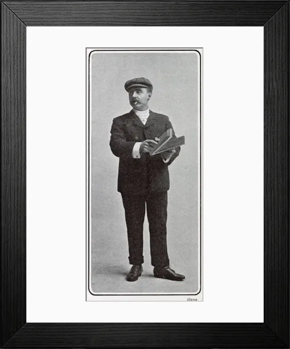 Framed Print : Frank Parker, stage director at London Hippodrome