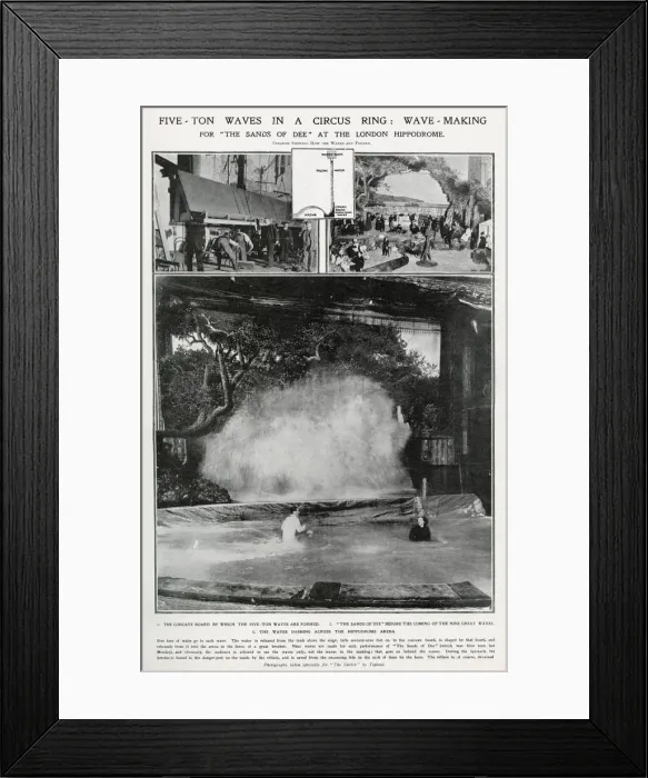 Framed Print : The Sands of Dee, how the waves are formed at Hippodrome Framed Print : The Sands of Dee, how the waves are formed at Hippodrome