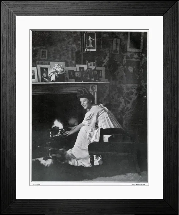 Framed Print : Camille Clifford at home Framed Print : Camille Clifford at home