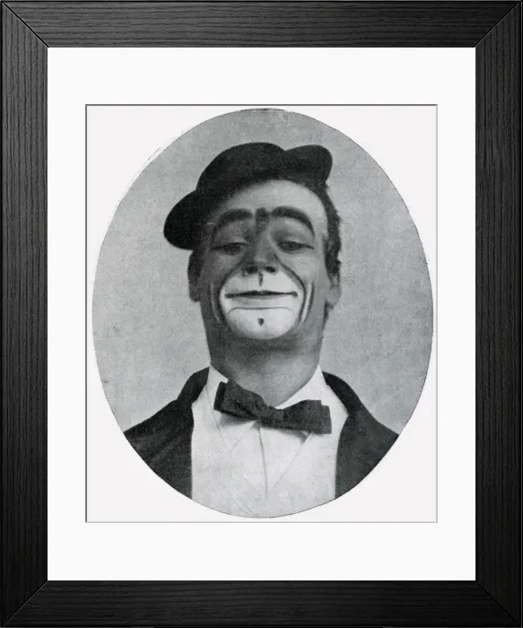 Framed Print : Marceline the Droll, Spanish-born clown. He became famous at the newly-opened Framed Print : Marceline the Droll, Spanish-born clown. He became famous at the newly-opened