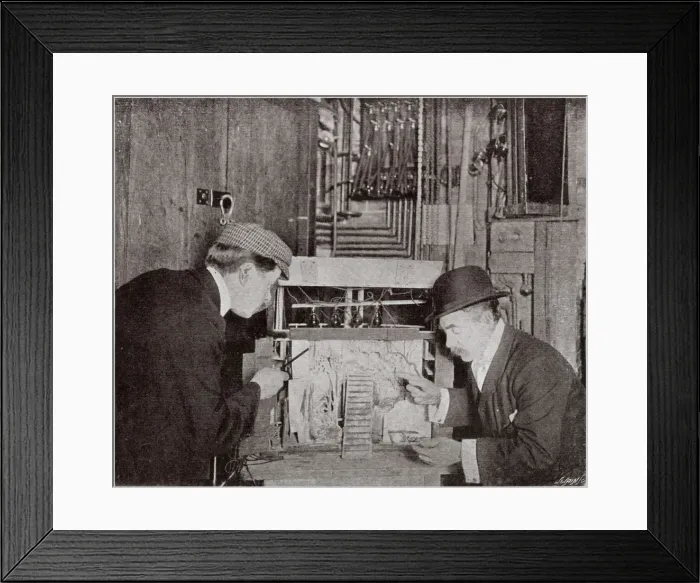 Framed Print : Behind the scenes at the London Hippodrome