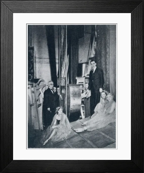 Framed Print : Behind the scenes at the London Hippodrome Framed Print : Behind the scenes at the London Hippodrome