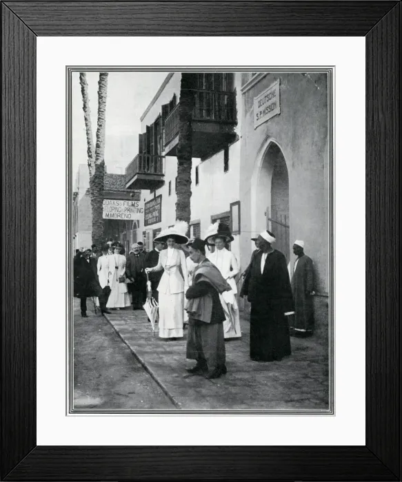 Framed Print : German Crown Princess at Assouan, Egypt Framed Print : German Crown Princess at Assouan, Egypt