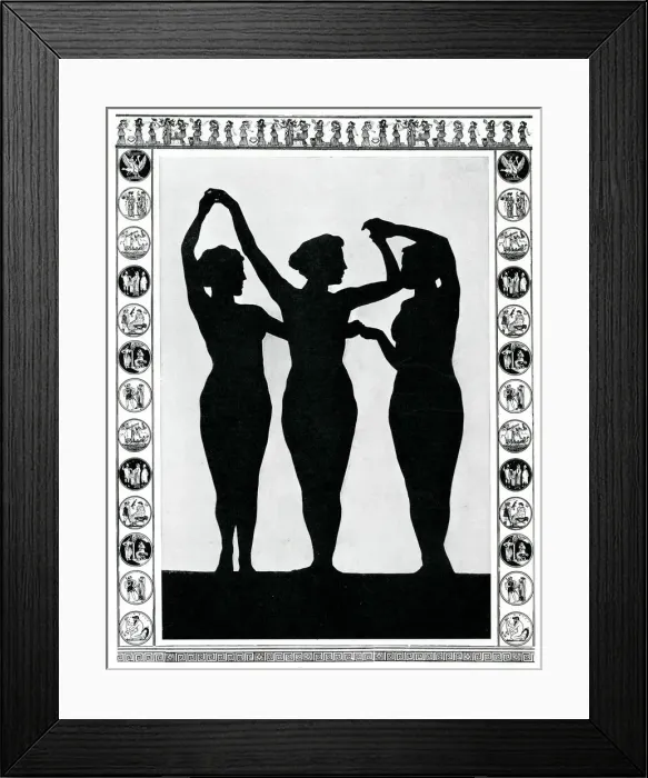 Framed Print : Three Maidens from Sais at London Hippodrome Framed Print : Three Maidens from Sais at London Hippodrome