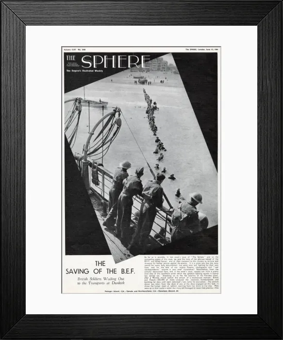 Framed Print : Troops wading out to embark at Dunkirk, WW2 Framed Print : Troops wading out to embark at Dunkirk, WW2