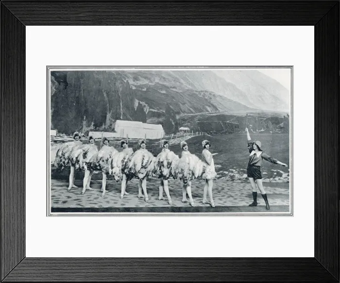 Framed Print : An ostrich farm in South Africa, Hoffman Girls at Hippodrome Framed Print : An ostrich farm in South Africa, Hoffman Girls at Hippodrome