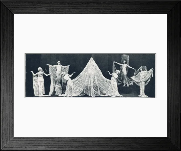 Framed Print : Lace scene in Leap Year at the London Hippodrome Framed Print : Lace scene in Leap Year at the London Hippodrome