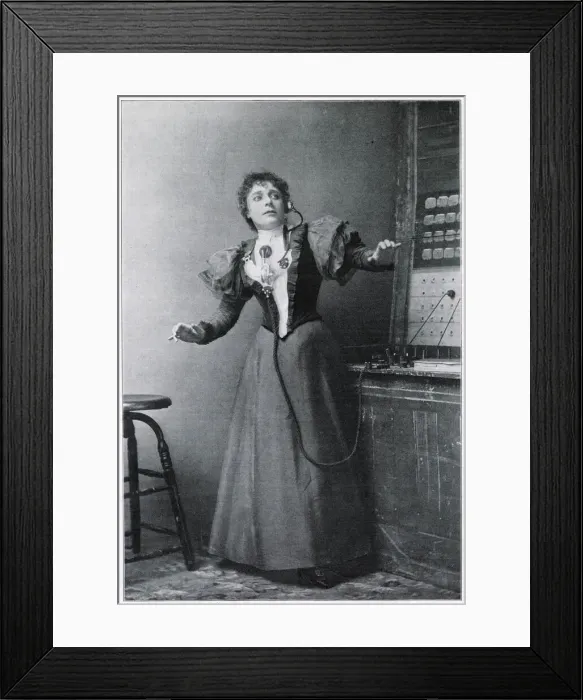 Framed Print : Ada Blanche in The Telephone Girl Framed Print : Ada Blanche in The Telephone Girl