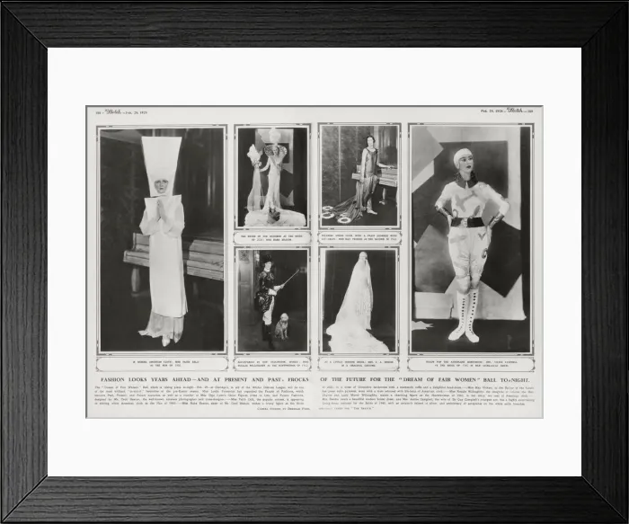 Framed Print : Fashion looks ahead, Dream of Fair Women ball Framed Print : Fashion looks ahead, Dream of Fair Women ball