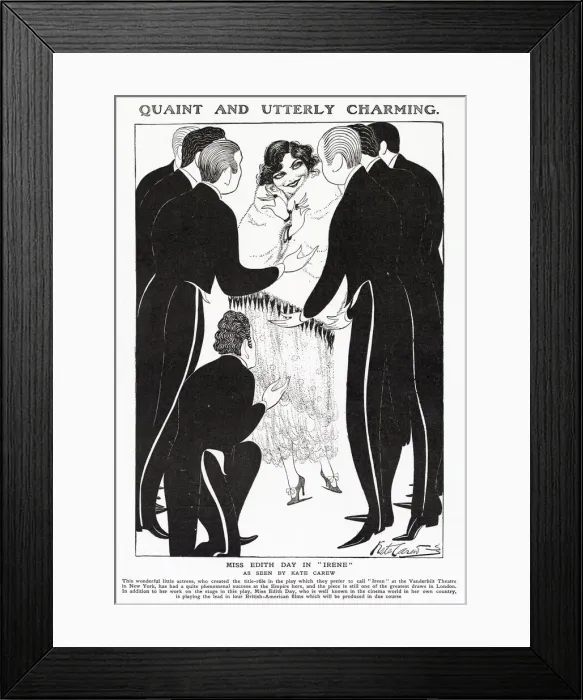 Framed Print : Miss Edith Day in Irene by Kate Carew Framed Print : Miss Edith Day in Irene by Kate Carew