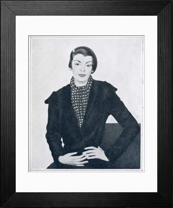 Framed Print : Margaret Watts by Gluck Framed Print : Margaret Watts by Gluck