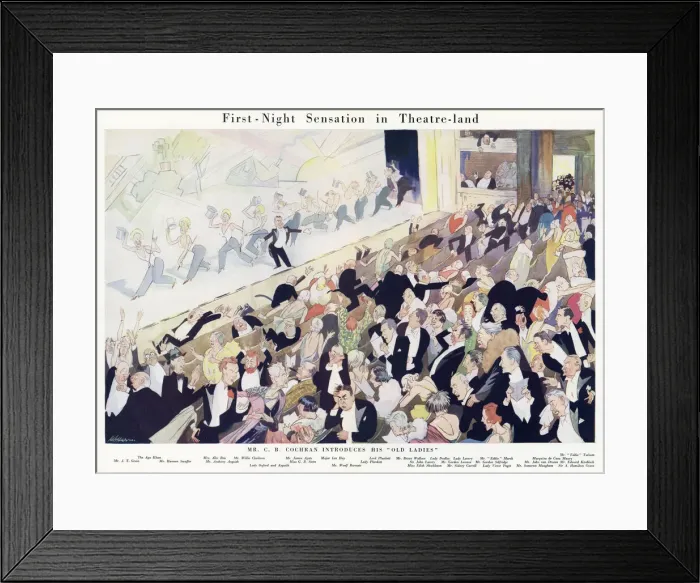 Framed Print : Mr. C. B. Cochran introduces his old ladies Framed Print : Mr. C. B. Cochran introduces his old ladies